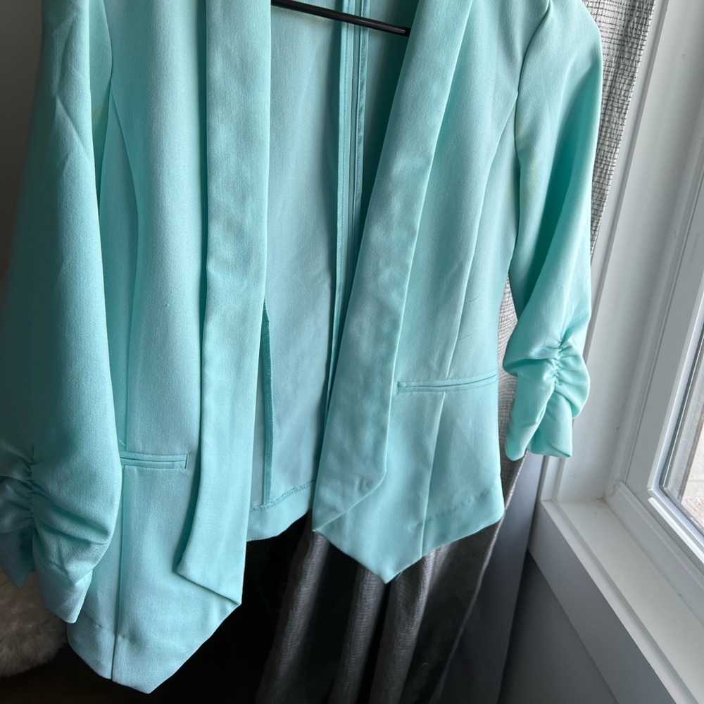 Light Turquoise Blazer